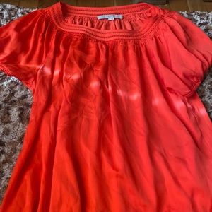 Loft coral pink shirt never worn